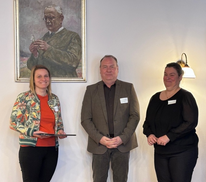 Übergabe des Zuwendungsbescheids an OG Vitis BB